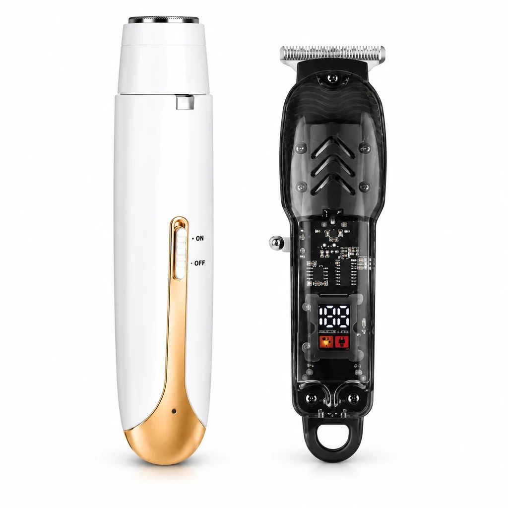 پکیج ریش تراش HAIR CLIPPER شیور شارژی موزن 4کاره بانوان
